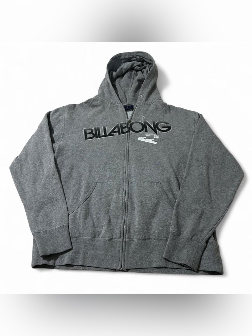 Vintage Y2K Billabong Surf Skate Full Zip Hoodie Size XL (Fits Smaller)